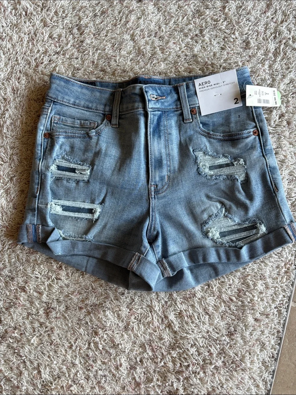 Denim shorts
